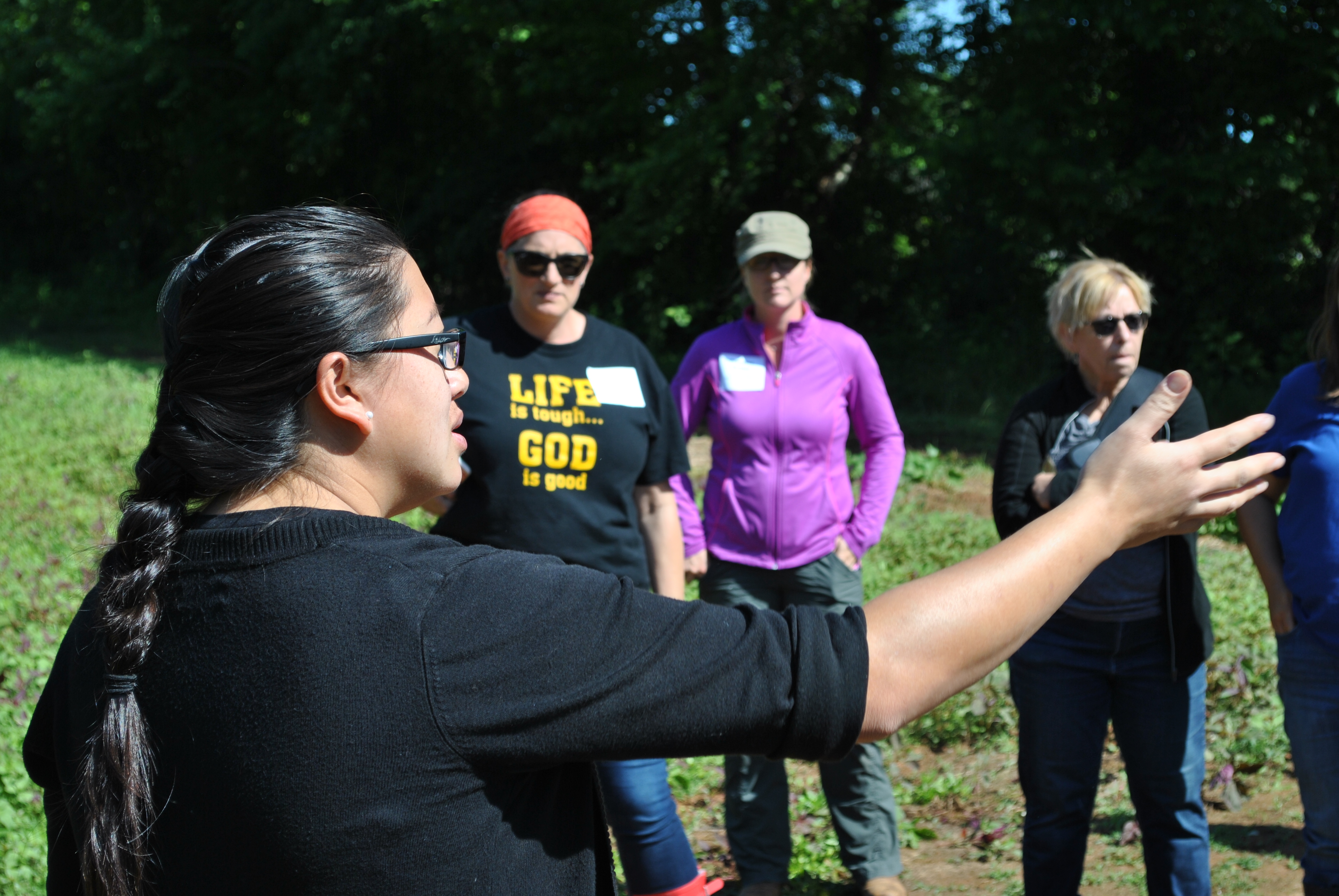 agent teaching farm school participants